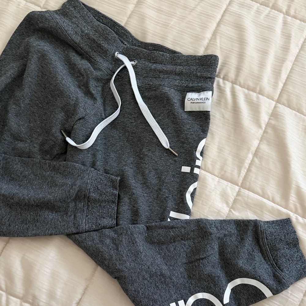 Calvin Klein Kids Charcoal Joggers